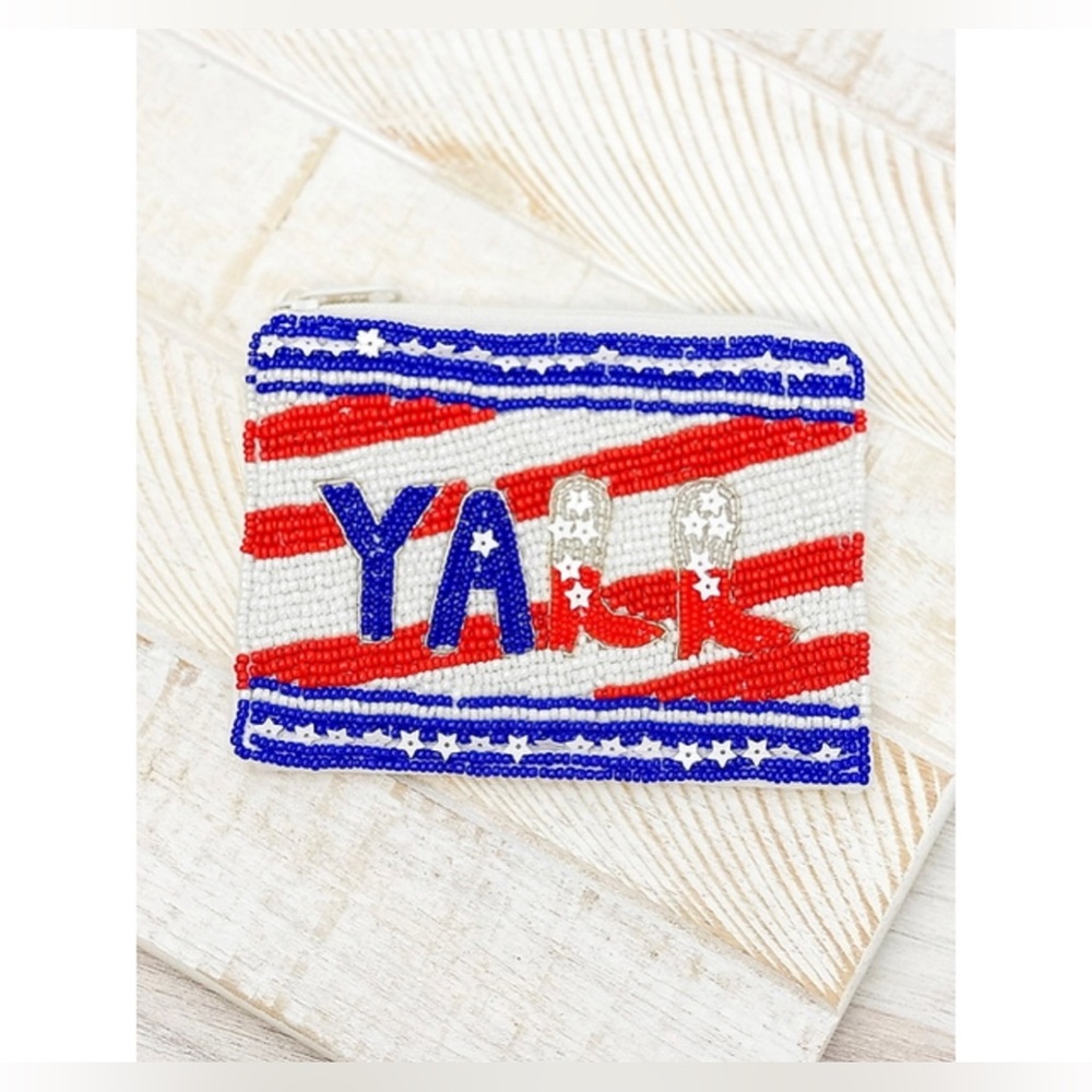 'Merica Beaded Coinpurse!
